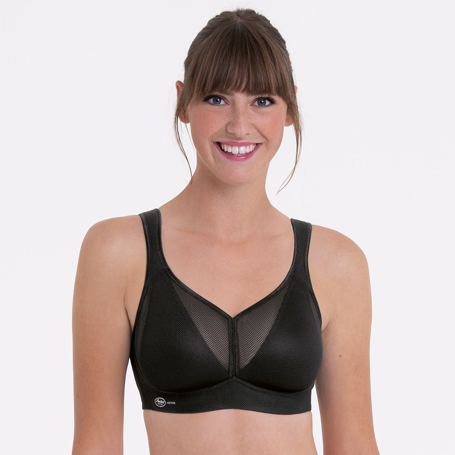 ANITA AIR CONTROL SPORTS BRA W/ PADDED CUPS BLACK