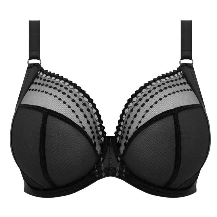 ELOMI MATILDA UW PLUNGE BRA BLACK