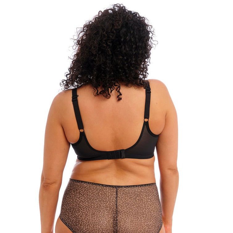 ELOMI MATILDA UW PLUNGE BRA LEOPARD