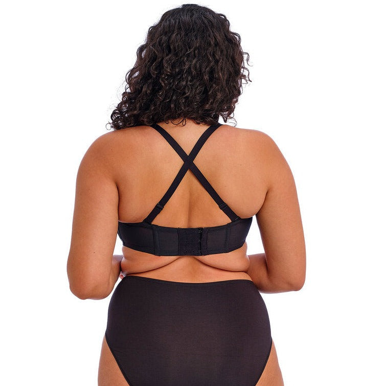 ELOMI SMOOTH UW MOULDED STRAPLESS BRA BLACK