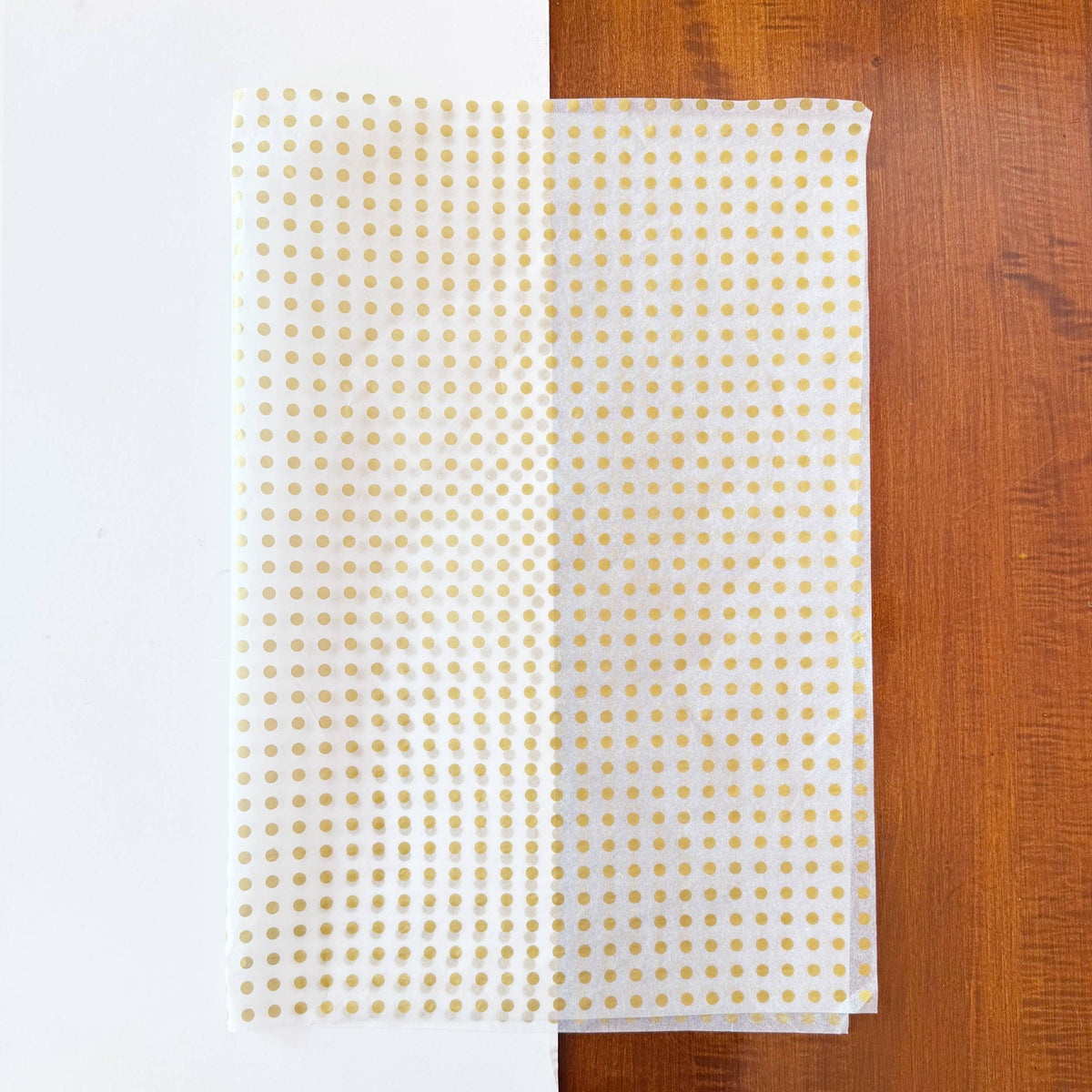 150pc, 28x20" Polka Dots 17g Wrapping Tissue Paper Sheets: Pink / Large Dot