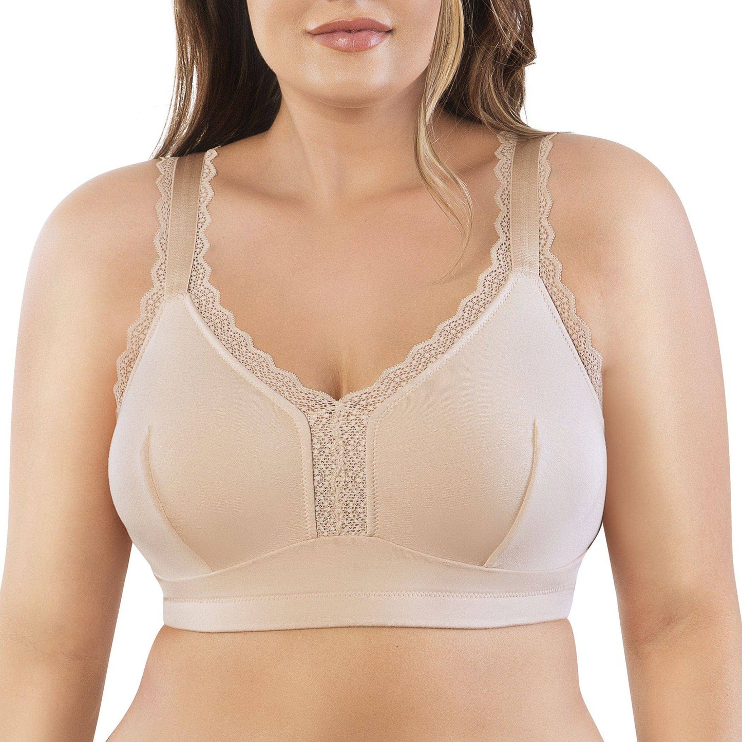 Dalis Wire-Free Full Bust Bralette - Bare: 34D (US) / 34D (UK)