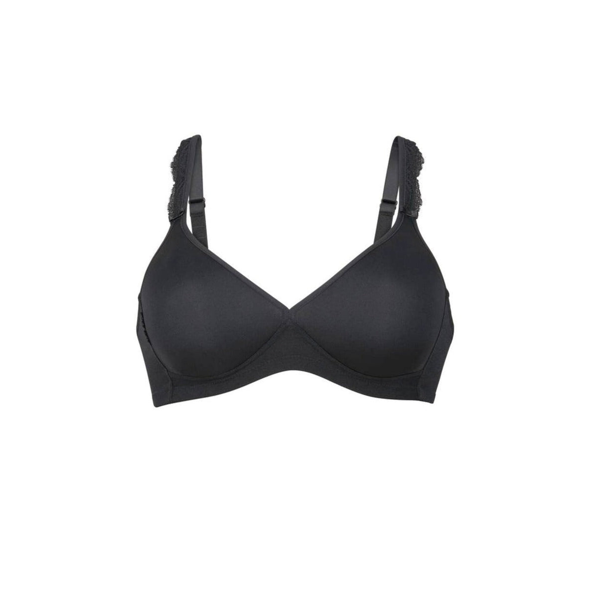 ROSA FAIA SELMA SOFT BRA WITH SPACER CUPS BLACK