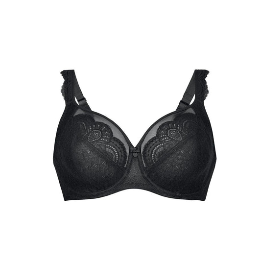 ROSA FAIA SELMA WIRED FULL CUP BRA BLACK
