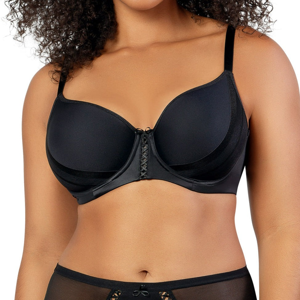 PARFAIT SHEA SPACER T-SHIRT BRA BLACK