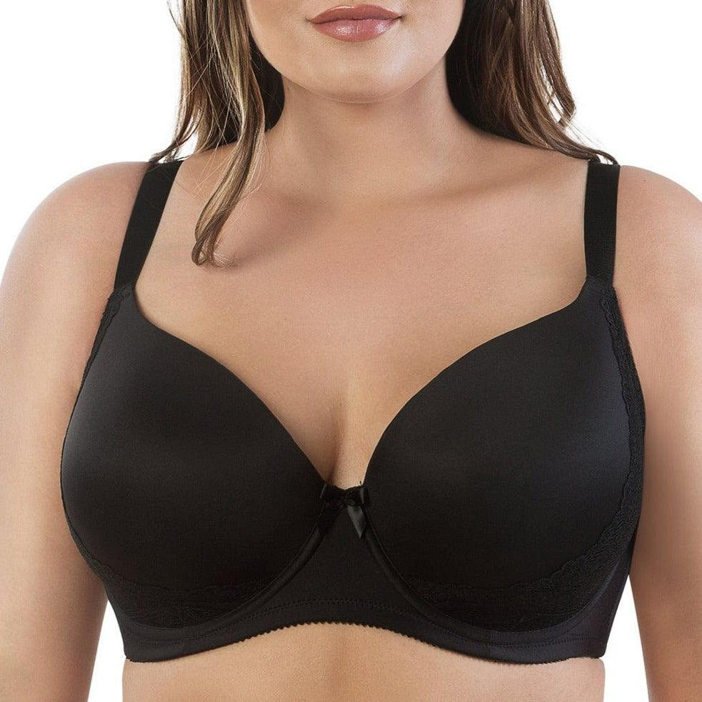 PARFAIT CASEY PLUNGE MOLDED T-SHIRT BRA BLACK