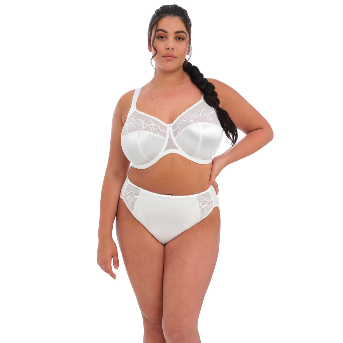 ELOMI CATE UW BRA WHITE