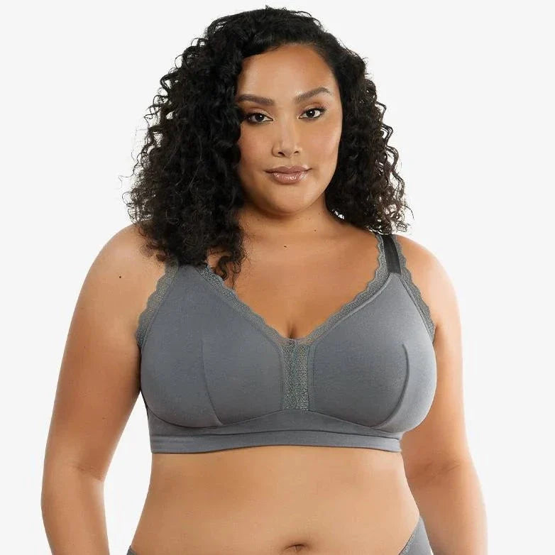 PARFAIT DALIS WIRE-FREE BRALETTE CHARCOAL