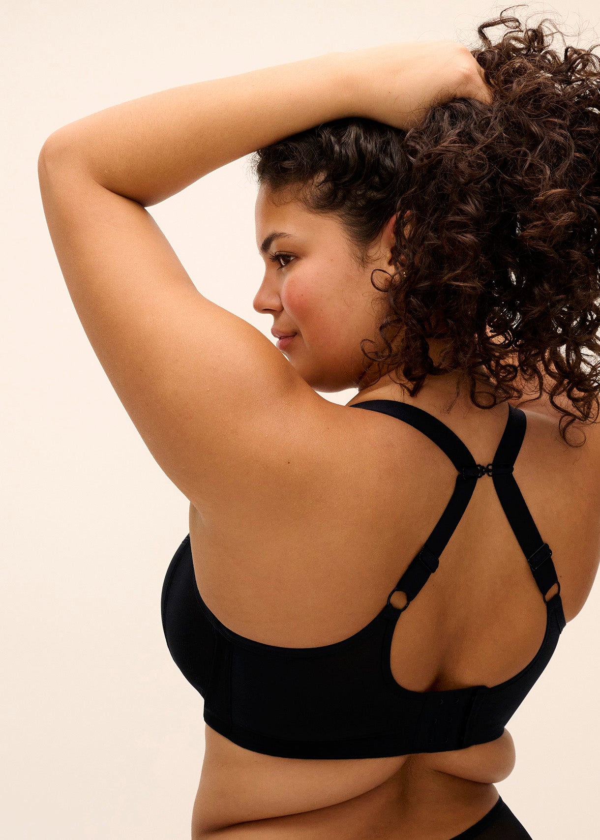 ELOMI MATILDA BLACK UNDERWIRE PLUNGE BRA