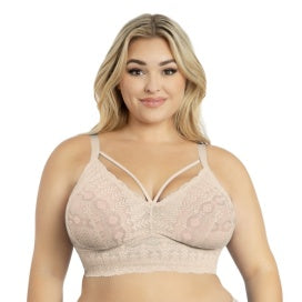 PARFAIT MIA LACE WIRE-FREE PADDED LACE BRALETTE BARE