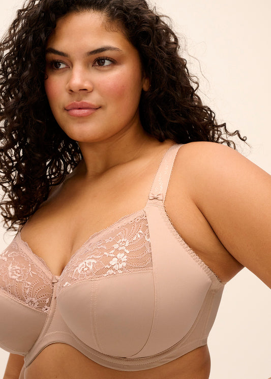 ELOMI MORGAN SAHARA UNDERWIRE SIDE SUPPORT BRA