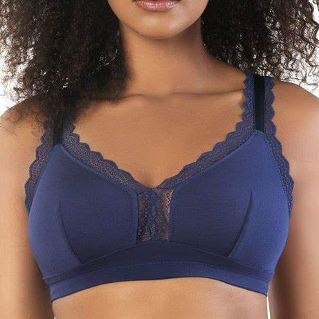 PARFAIT DALIS WIRE-FREE BRALETTE NAVY