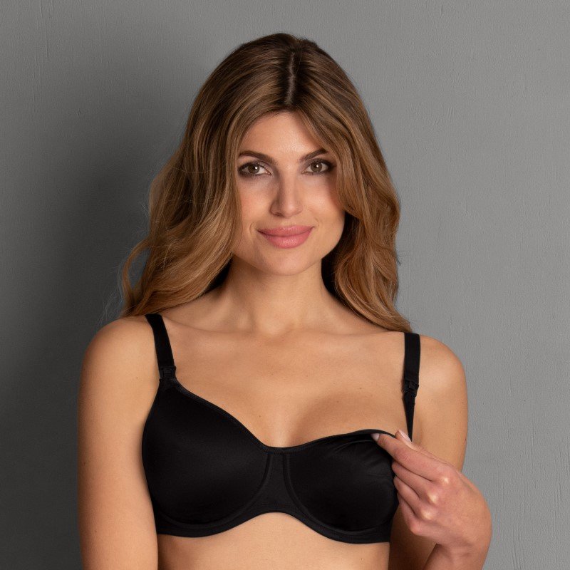 ANITA BASIC NURSING BRA WITH UNDEREWIRE BLACK