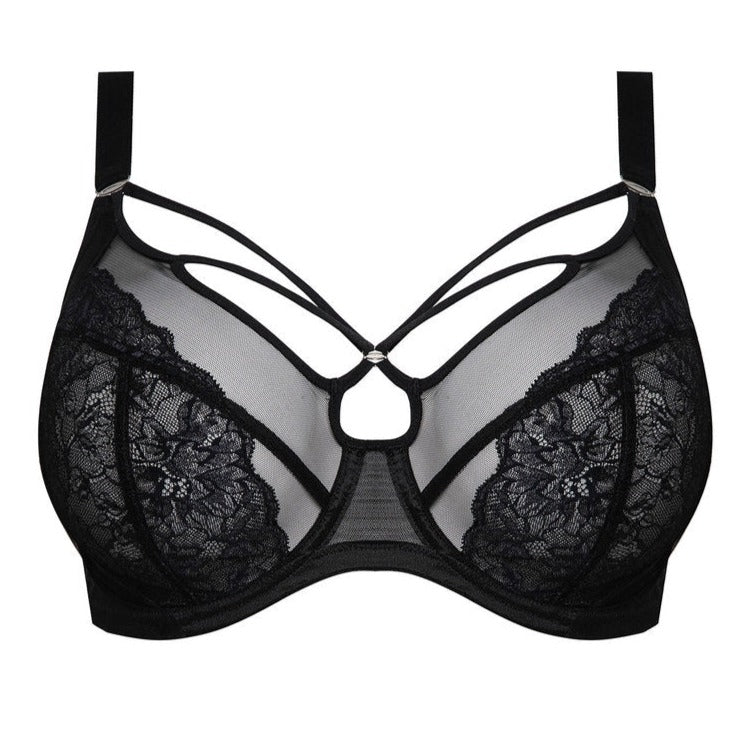 ELOMI BRIANNA UW PLUNGE BRA BLACK