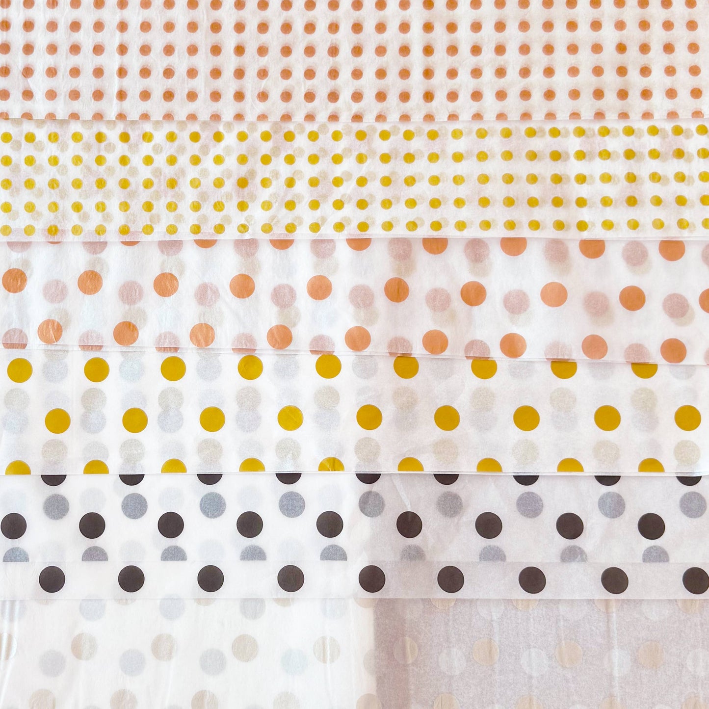 150pc, 28x20" Polka Dots 17g Wrapping Tissue Paper Sheets: Pink / Large Dot