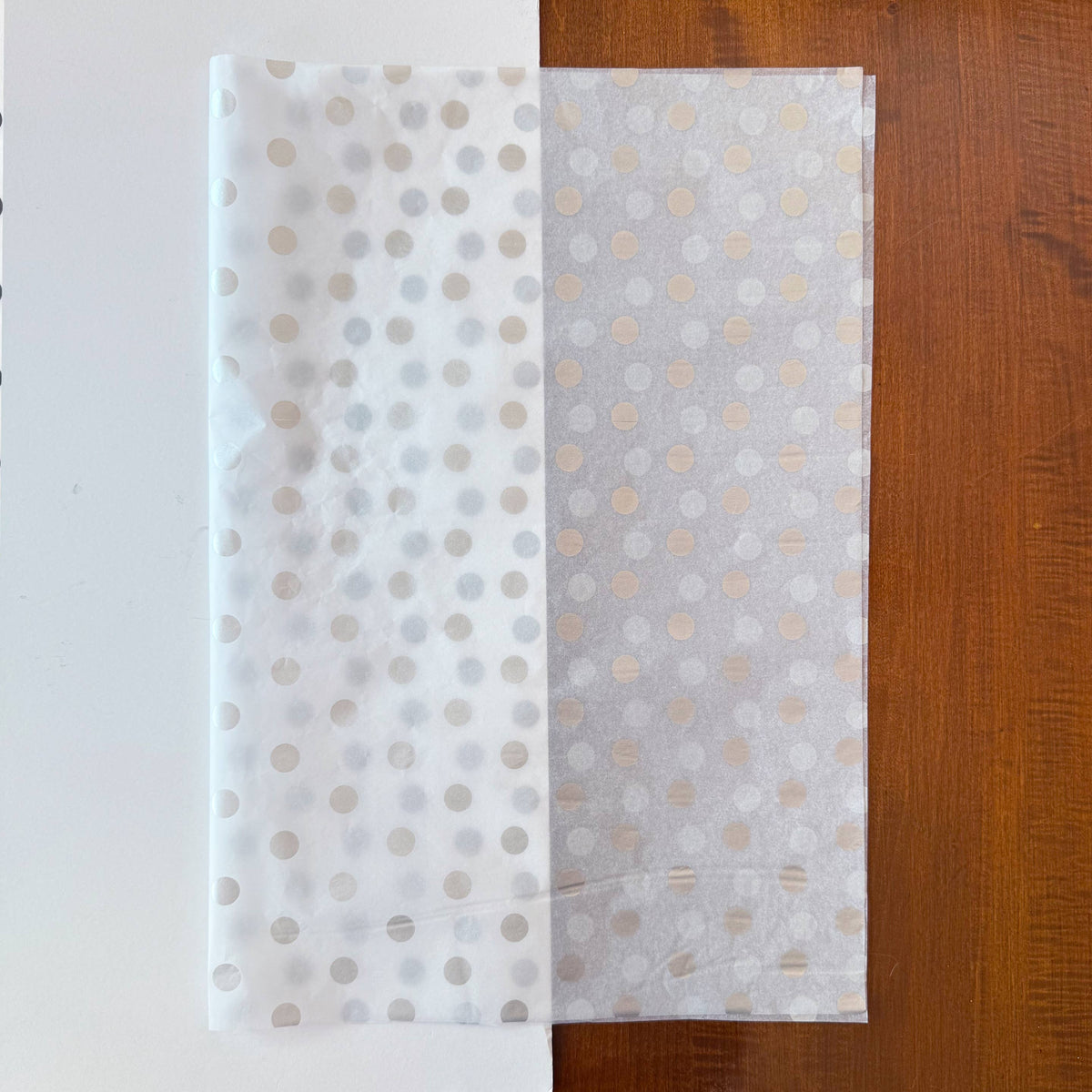 150pc, 28x20" Polka Dots 17g Wrapping Tissue Paper Sheets: Pink / Large Dot