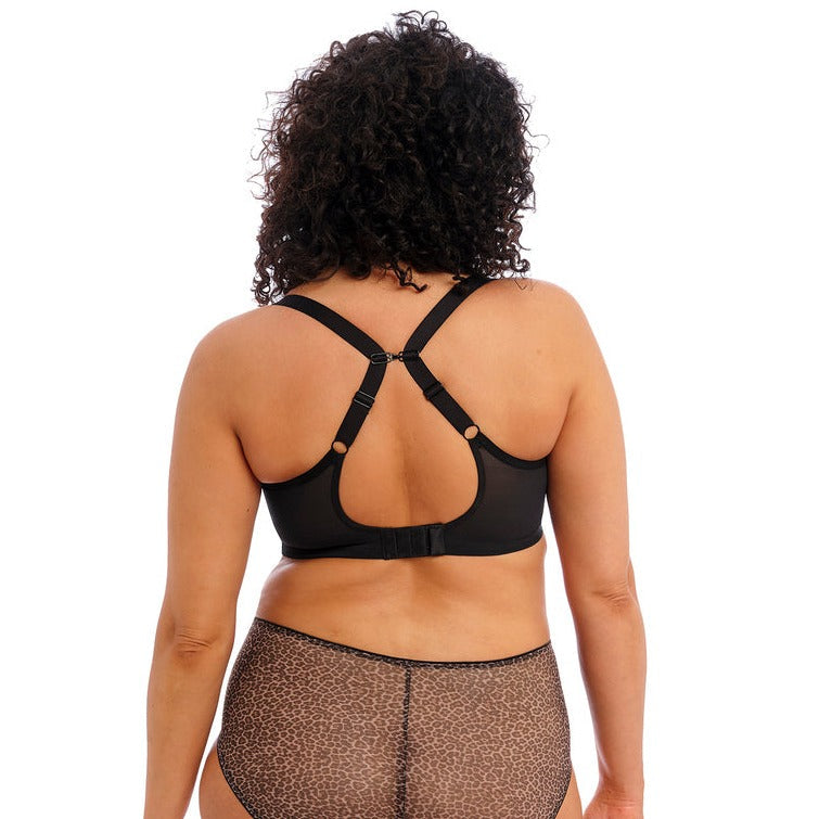 ELOMI MATILDA UW PLUNGE BRA LEOPARD