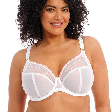 ELOMI MATILDA UW PLUNGE BRA WHITE