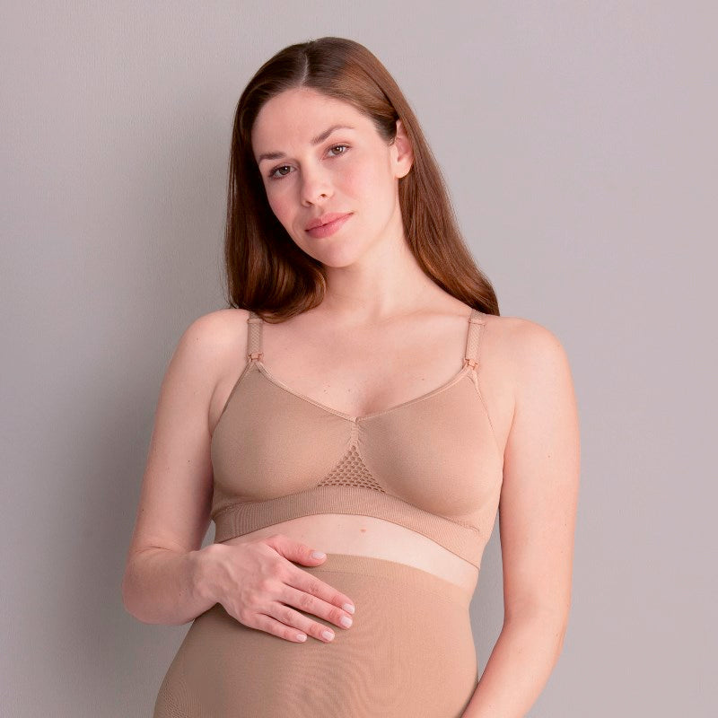 ANITA SEAMLESS NURSING BRA DUSTY ROSE