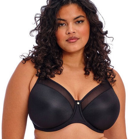 ELOMI SMOOTH UW MOULDED NON PADDED BRA BLACK