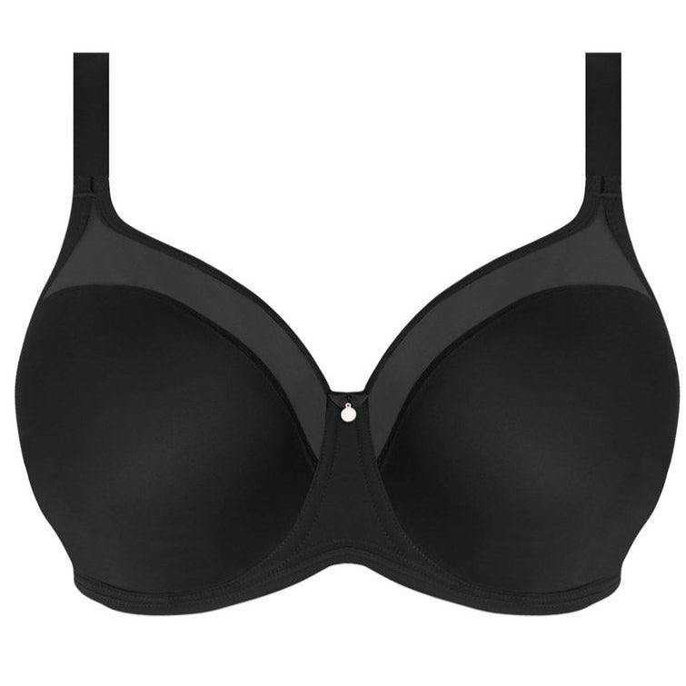 ELOMI SMOOTH UW MOULDED NON PADDED BRA BLACK